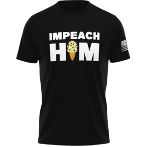 Impeach Him Ice Cream Cone T-Shirt-Black