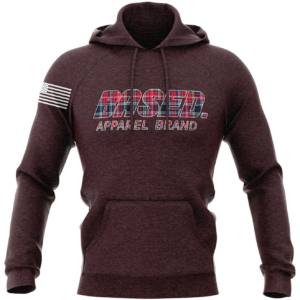 Holiday Plaid Based Logo Hoodie