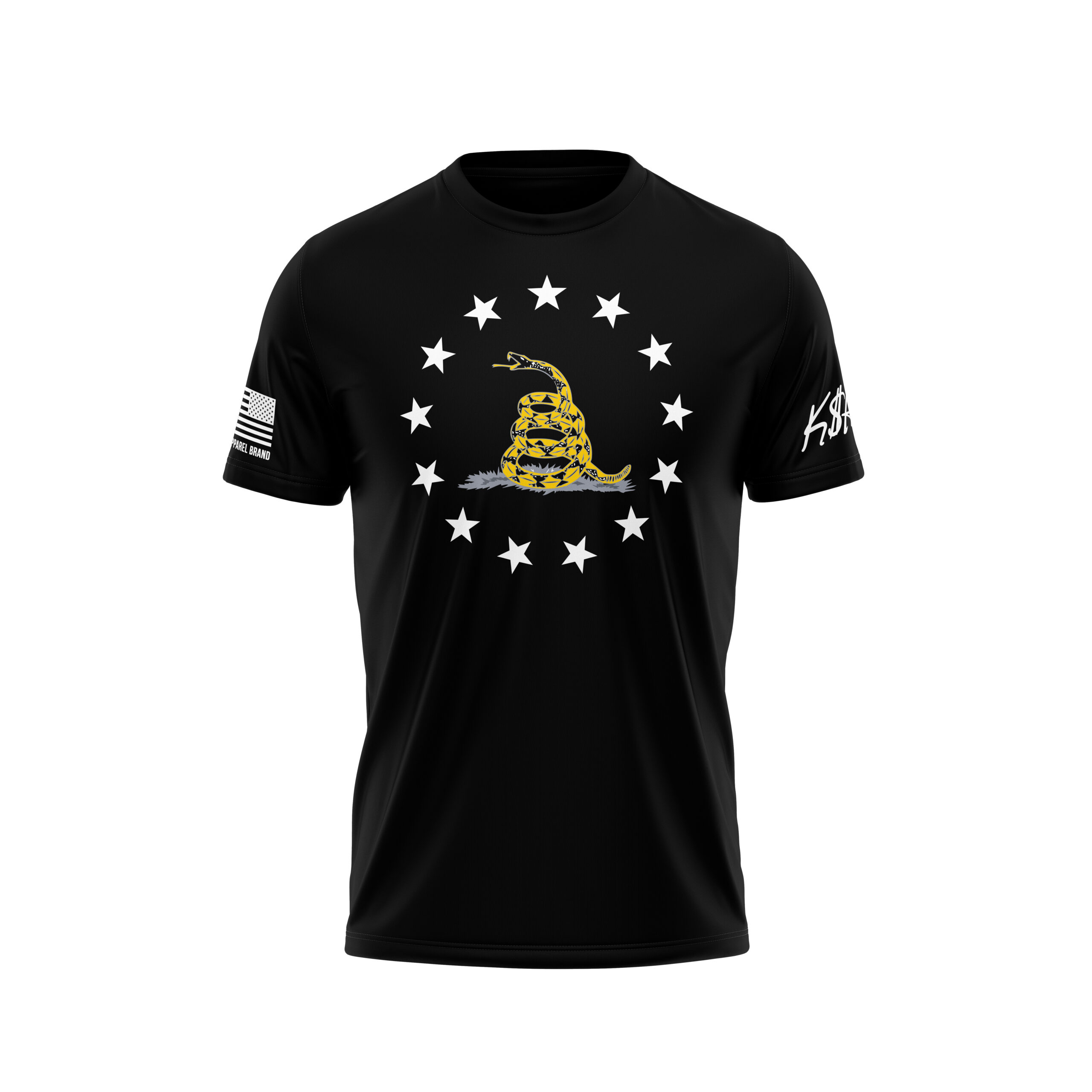 K$H Don'T Tread On Me with Stars T-Shirt