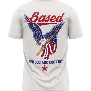 Based Eagle Flag Retro T-Shirt