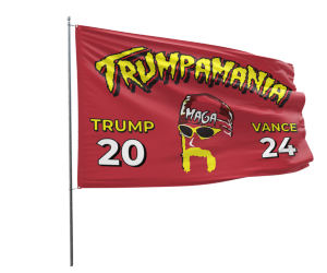 Trumpamania Hulk Hogan Flag - Red