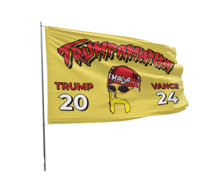 Trumpamania Hulk Hogan Flag - Yellow