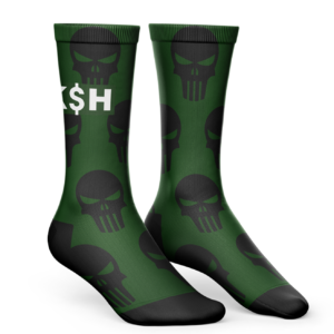 Fight with K$H PUNISHER Socks