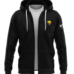 Orange Man Bad Zip-Up Hoodie