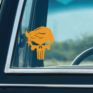 Orange Man Bad Vinyl Die Cut Sticker