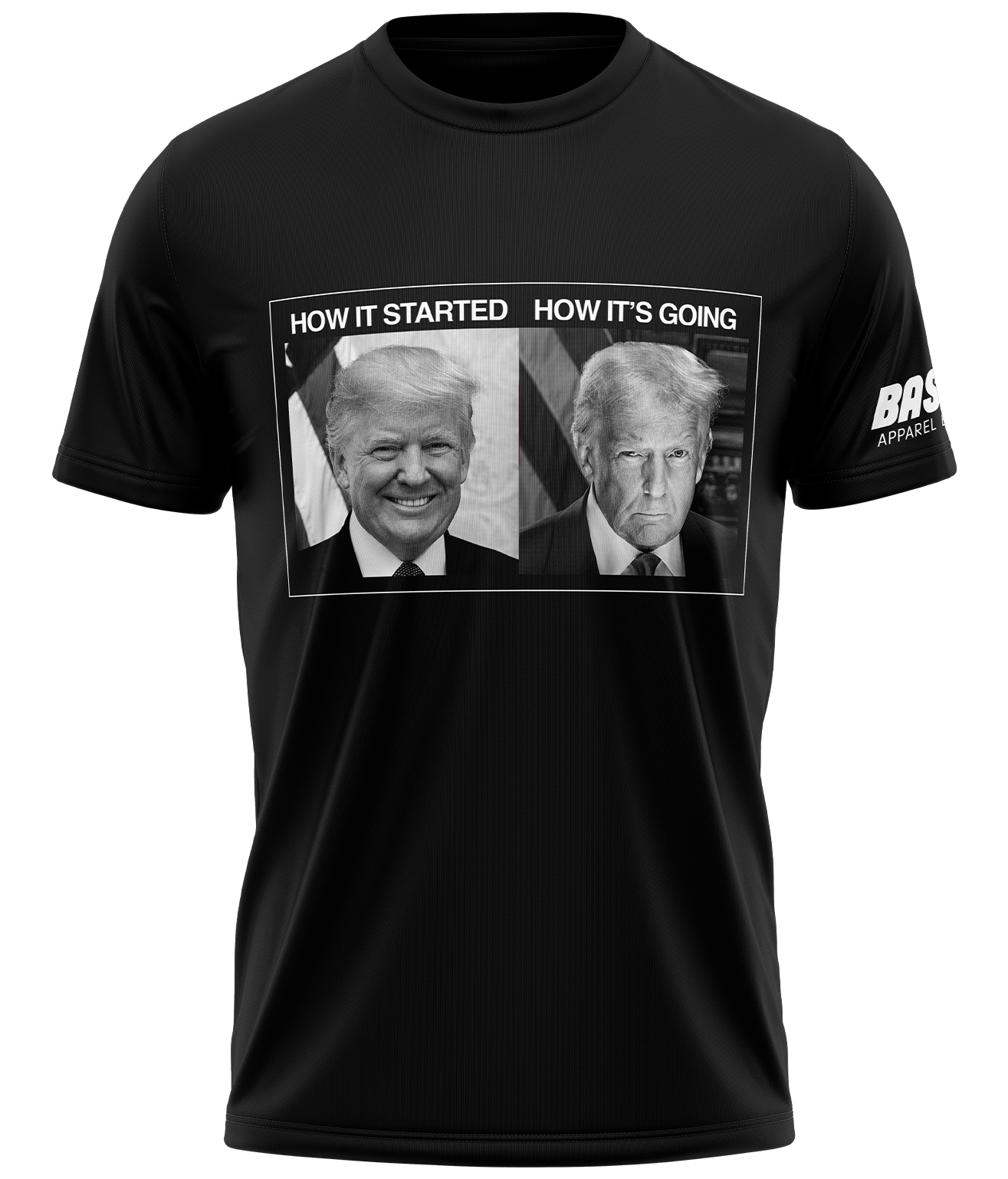 How It Started vs. How It's Going T-Shirt - Black